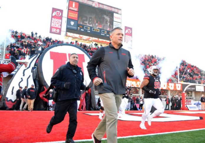 Utah head coach Kyle Whittingham